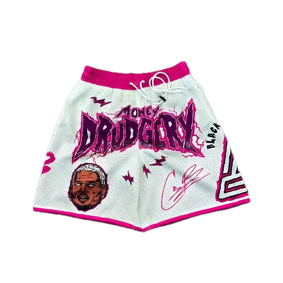 Money Drudgery Mesh Shorts - Streetwear Boulevard