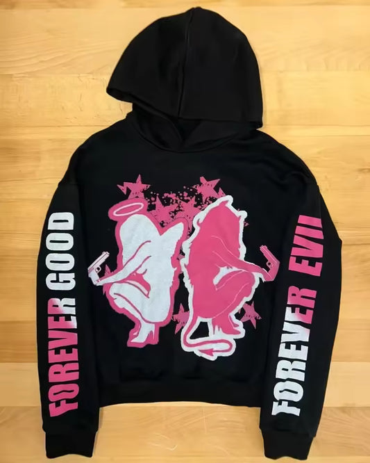 Forever Good Forever Evil Hoodie - Streetwear Boulevard