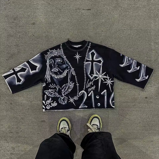 Christian Lost Sins Oversized T-Shirt - Streetwear Boulevard