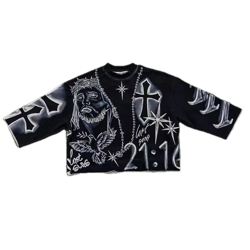 Christian Lost Sins Oversized T-Shirt - Streetwear Boulevard