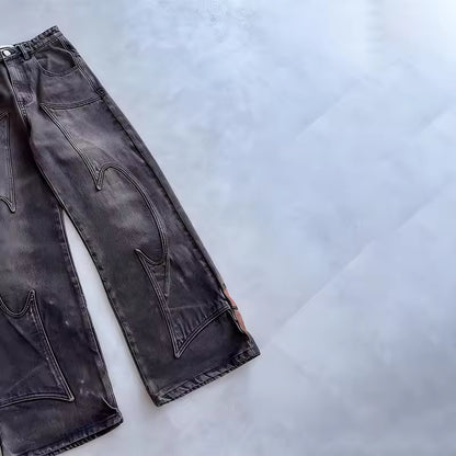 The Nomad Wide-Leg Jeans - Streetwear Boulevard