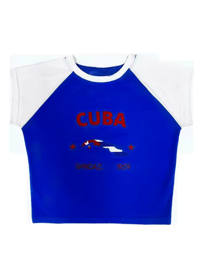 World Tour Countries Crop Tops - Streetwear Boulevard