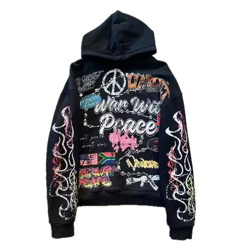 "War With Peace" Hoodie - Streetwear Boulevard