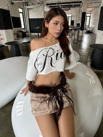 Rider Crop Top - Streetwear Boulevard