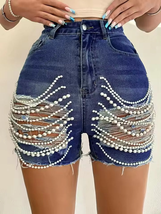 Pearl Waterfall Jorts - Streetwear Boulevard