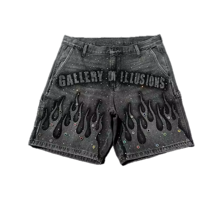 Gallery Of Illusions Shorts - Streetwear Boulevard