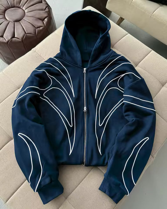 Wing Panel Full-Zip Jacket