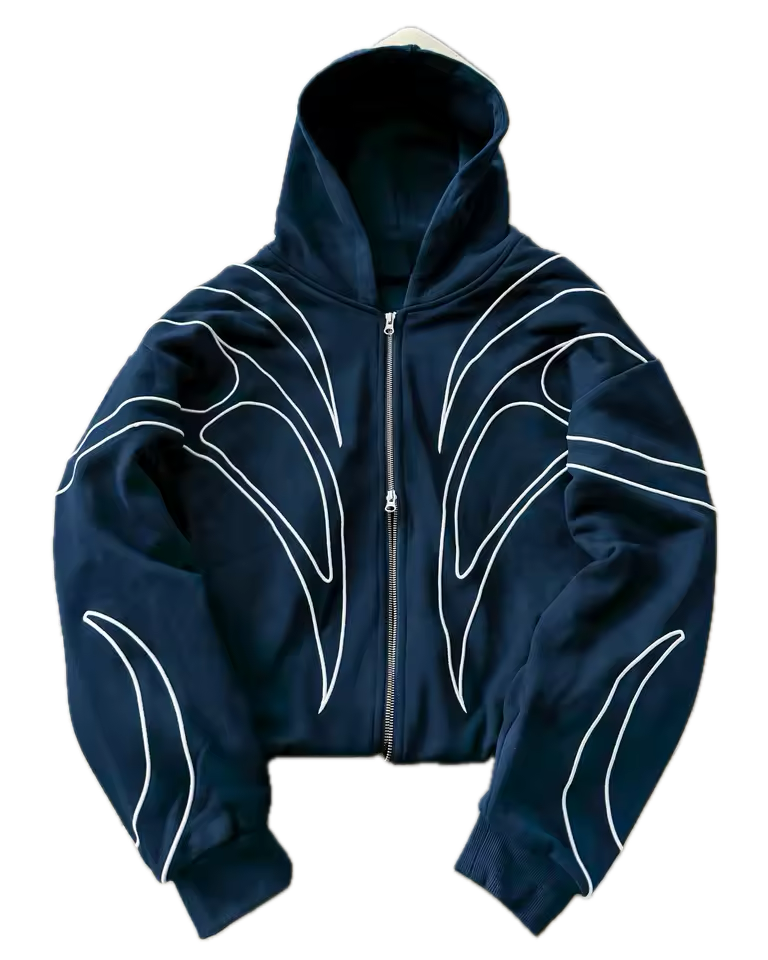 Wing Panel Full-Zip Jacket - Streetwear Boulevard