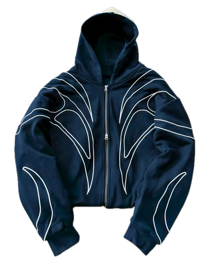Wing Panel Full-Zip Jacket - Streetwear Boulevard