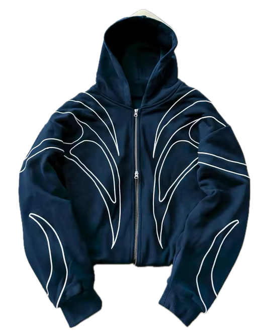 Wing Panel Full-Zip Jacket - Streetwear Boulevard