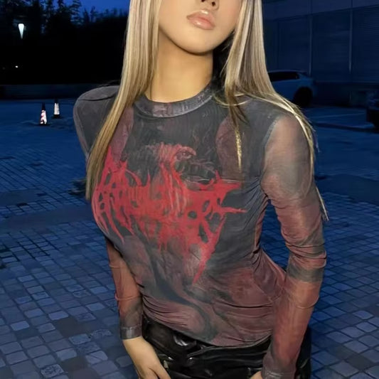 Blood Sigil Longsleeve - Streetwear Boulevard