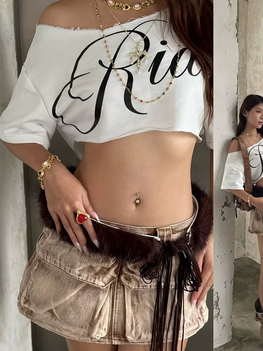 Rider Crop Top - Streetwear Boulevard