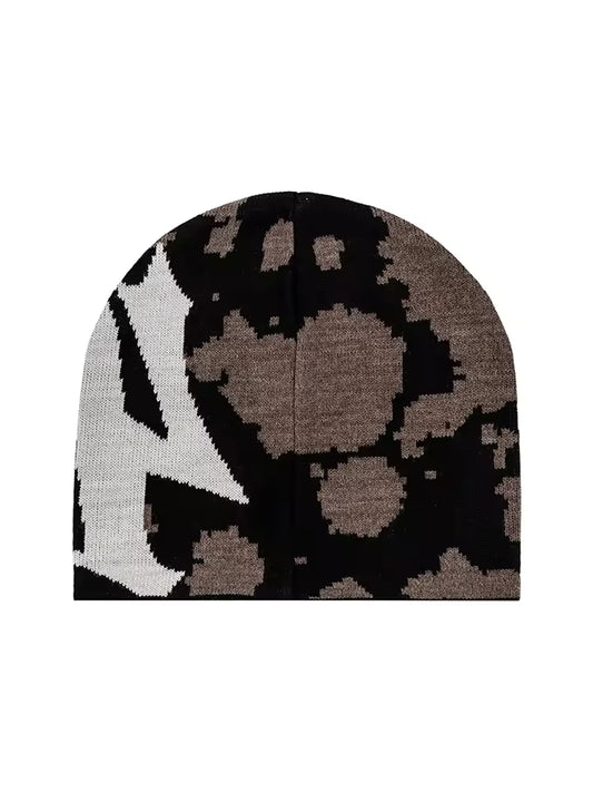 The Digicamo Old English Beanie - Streetwear Boulevard