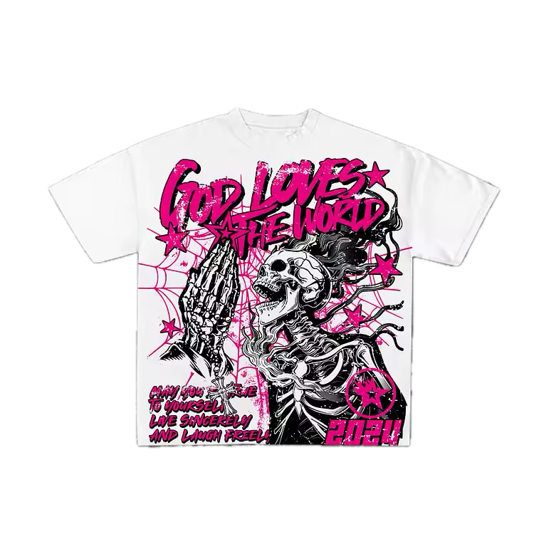 God Loves The World T-Shirt - Streetwear Boulevard