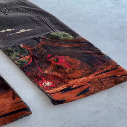 The Nomad Wide-Leg Jeans - Streetwear Boulevard