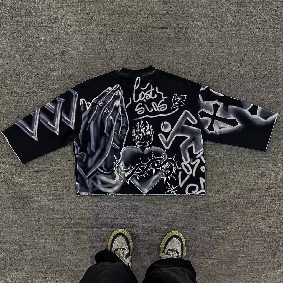 Christian Lost Sins Oversized T-Shirt - Streetwear Boulevard