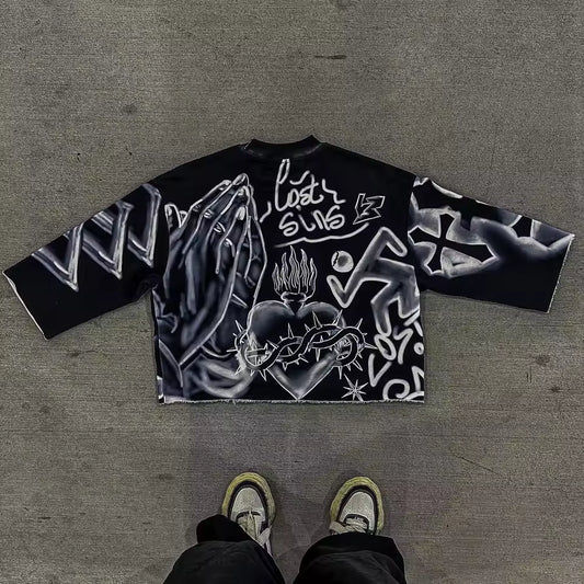 Christian Lost Sins Oversized T-Shirt - Streetwear Boulevard