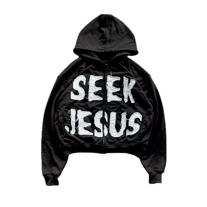 Seek Jesus Jacket - Streetwear Boulevard