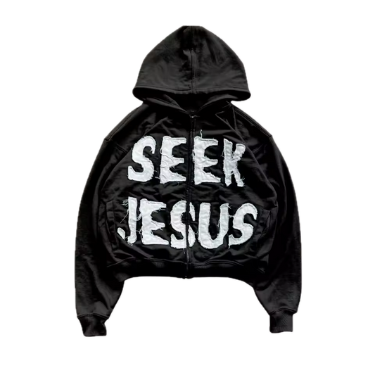 Seek Jesus Jacket - Streetwear Boulevard