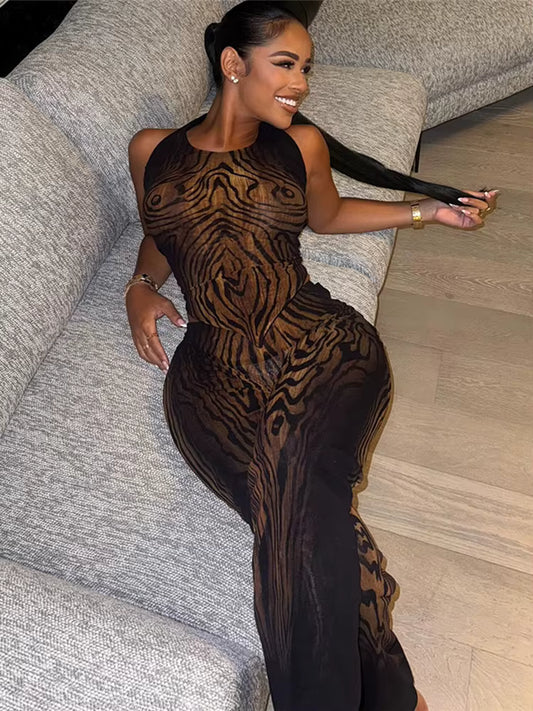 Abstract Swirl Two-Piece Set