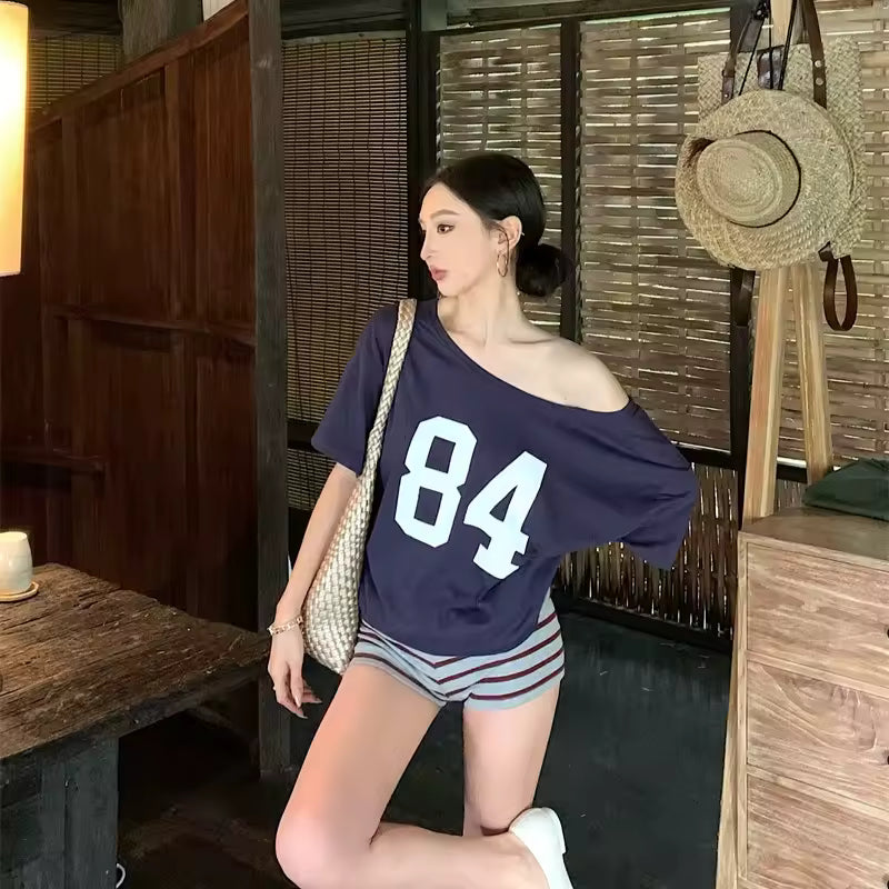 Jersey Number Drop Tee - Streetwear Boulevard