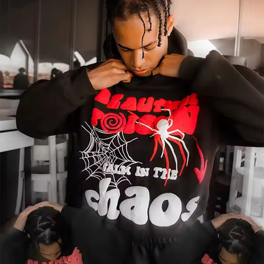 Calm In The Chaos Hoodie - Streetwear Boulevard