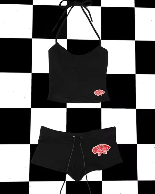 Summer Dream Halter & Shorts Set - Streetwear Boulevard