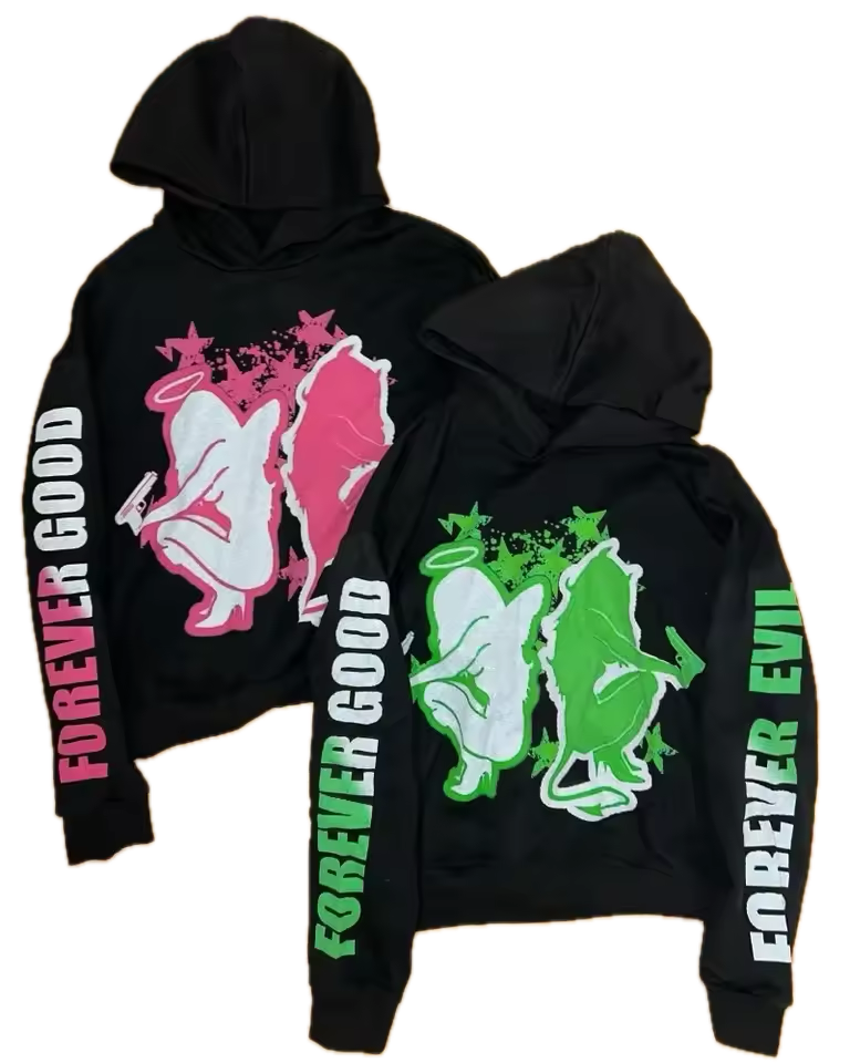 Forever Good Forever Evil Hoodie - Streetwear Boulevard