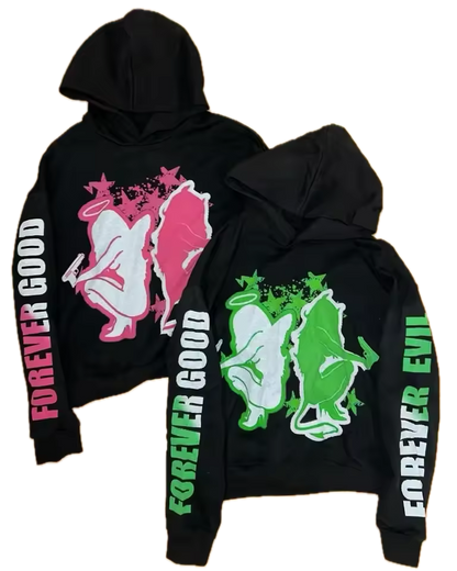Forever Good Forever Evil Hoodie - Streetwear Boulevard