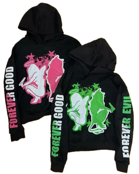 Forever Good Forever Evil Hoodie - Streetwear Boulevard