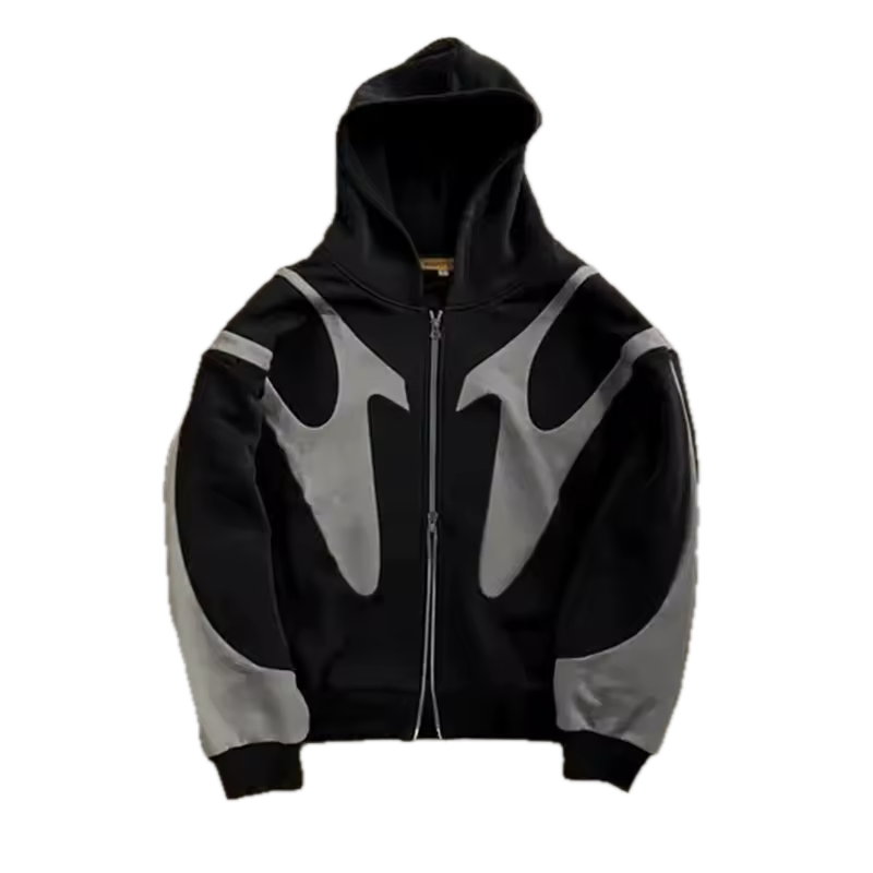 Shadowcurve Zipper Jacket - Streetwear Boulevard