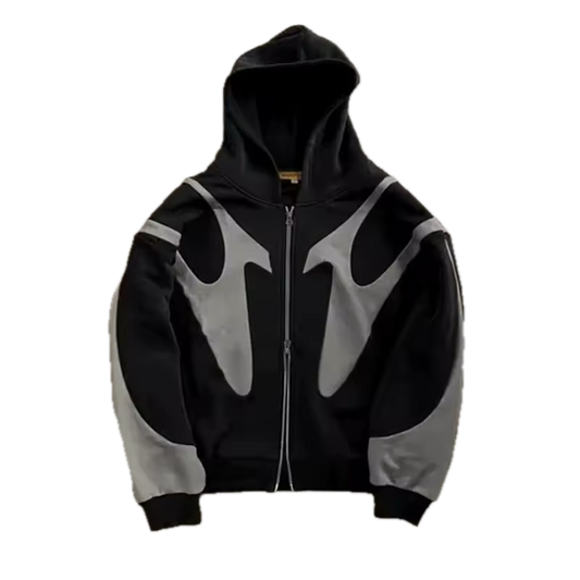 Shadowcurve Zipper Jacket - Streetwear Boulevard