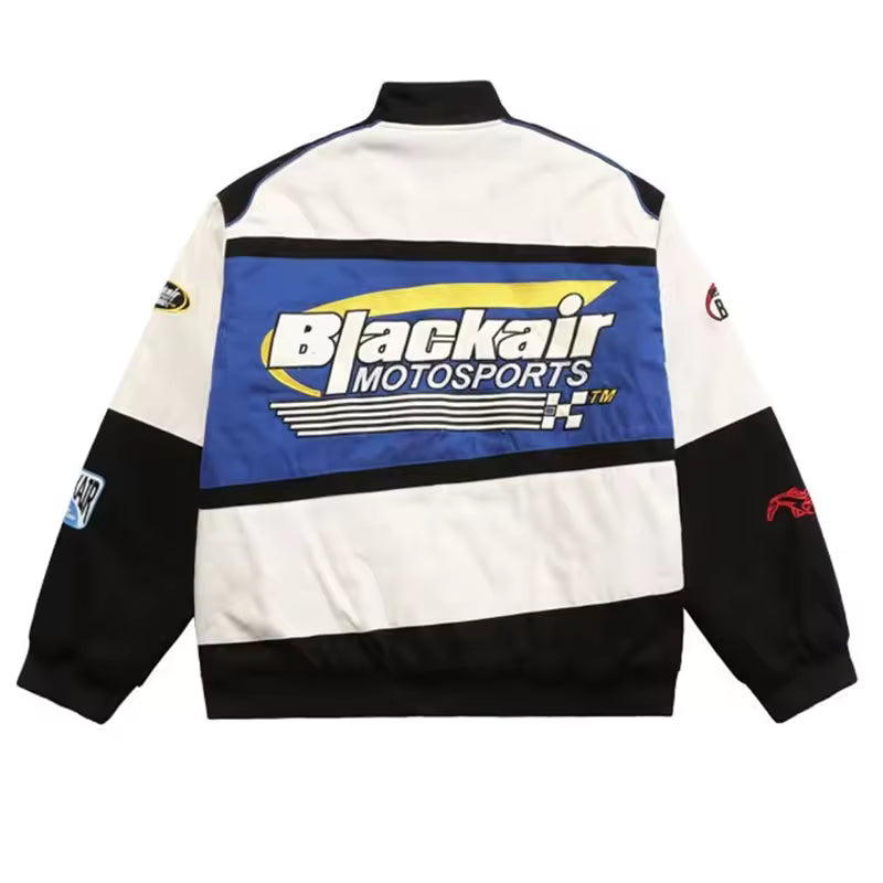 Blackair Racing Bomber Jacket - Streetwear Boulevard
