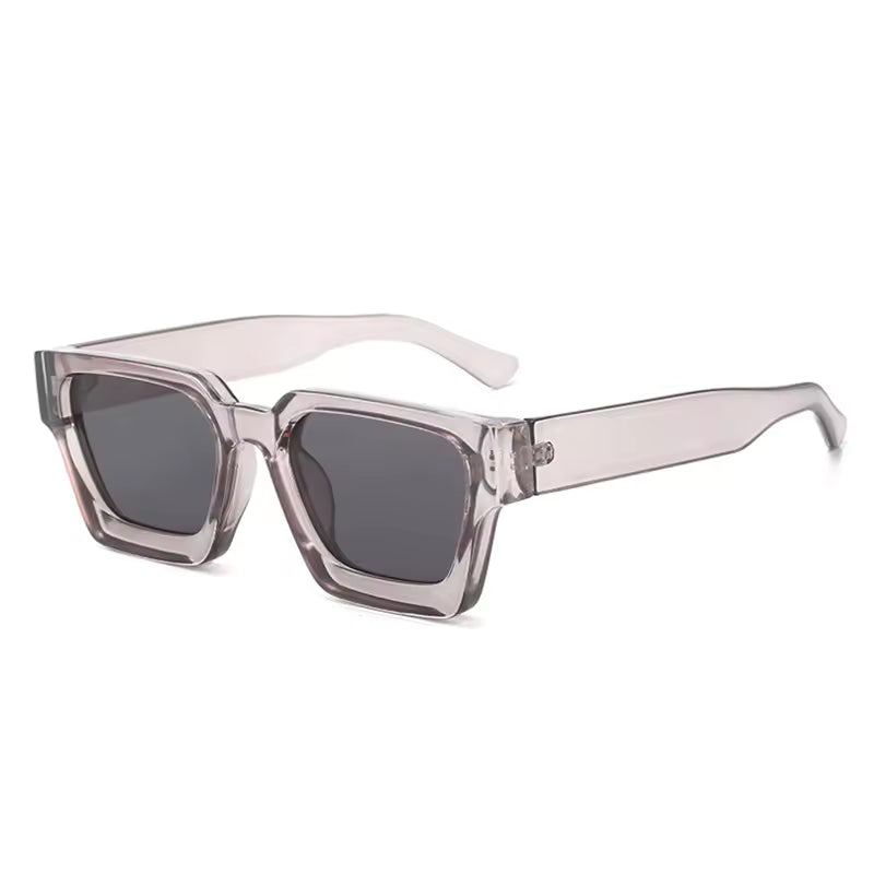 Square Retro Frame Sunglasses - Streetwear Boulevard