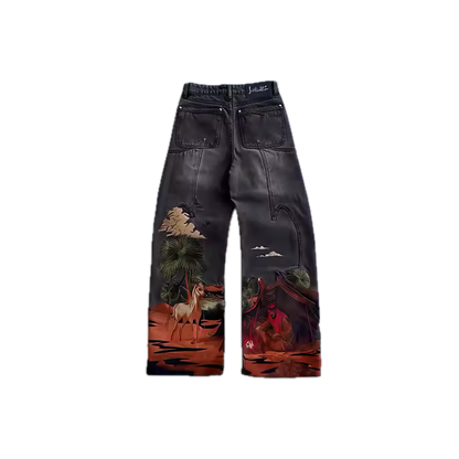 The Nomad Wide-Leg Jeans - Streetwear Boulevard
