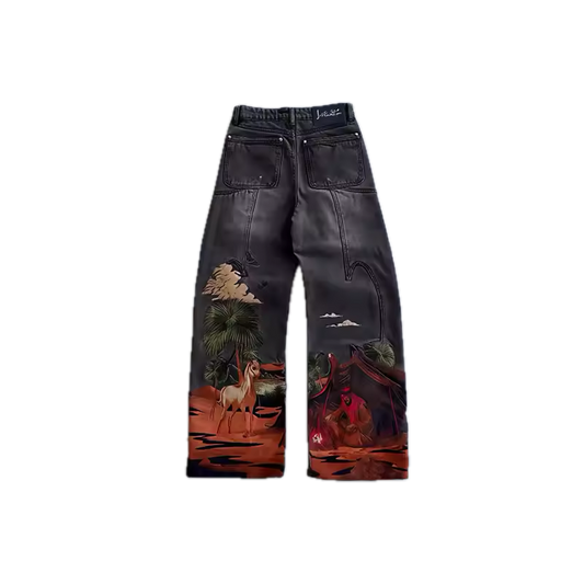 The Nomad Wide-Leg Jeans - Streetwear Boulevard
