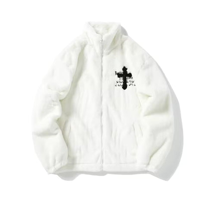 The Cathedral Gothic Fur Jacket - Streetwear Boulevard