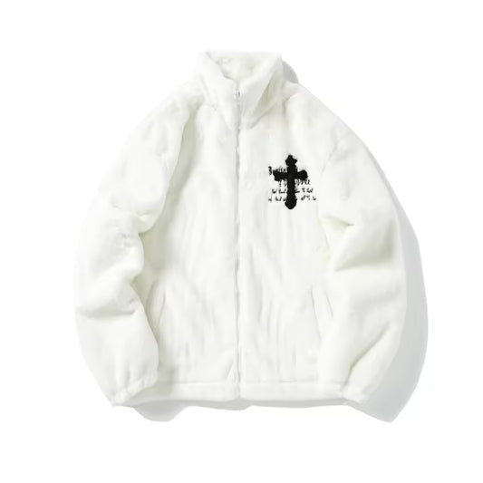 The Cathedral Gothic Fur Jacket - Streetwear Boulevard