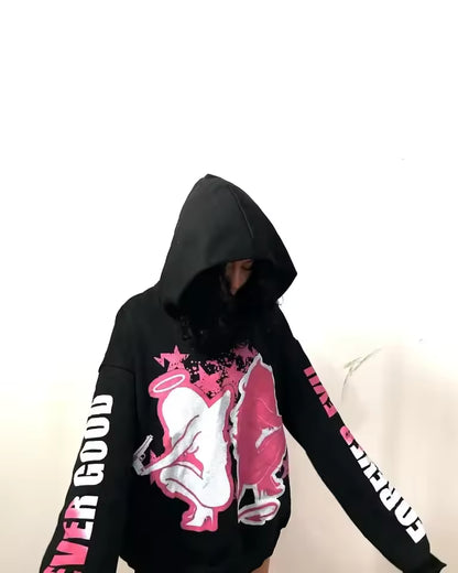 Forever Good Forever Evil Hoodie - Streetwear Boulevard