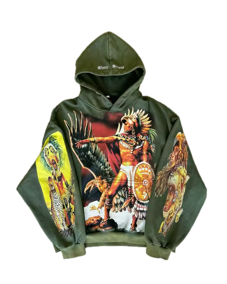 Native Warrior Hoodie - Streetwear Boulevard