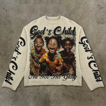 "God's Child" Long Sleeve Shirt - Streetwear Boulevard