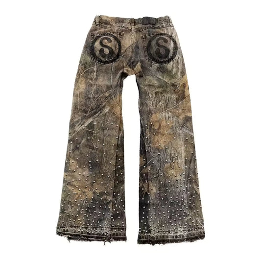 SAINT Camo Jeans - Streetwear Boulevard