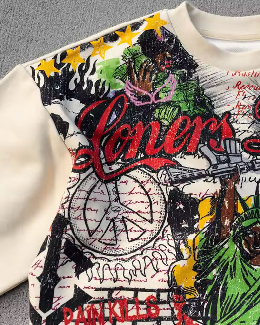 "Loners Diary" T-Shirt - Streetwear Boulevard
