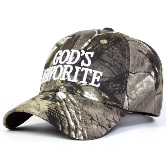 "God's Favorite" Camo Hat - Streetwear Boulevard