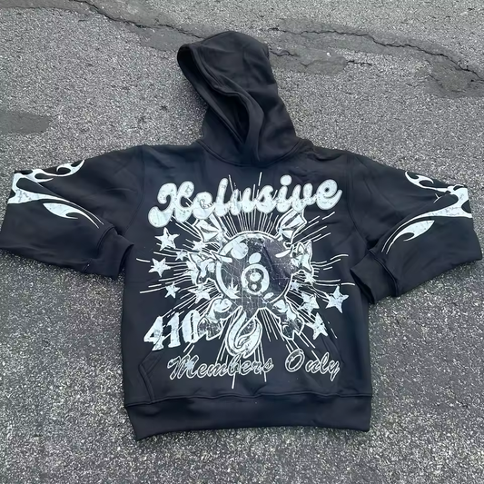 Xelusive 8 Ball Hoodie - Streetwear Boulevard