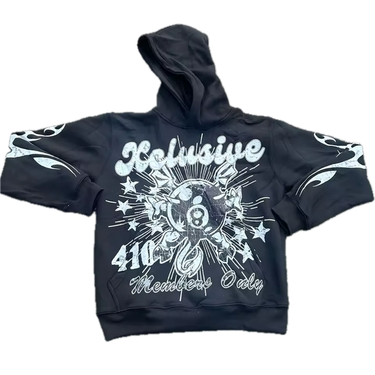 Xelusive 8 Ball Hoodie - Streetwear Boulevard