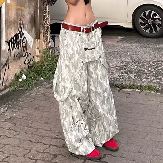 Ghost Camo Cargos - Streetwear Boulevard