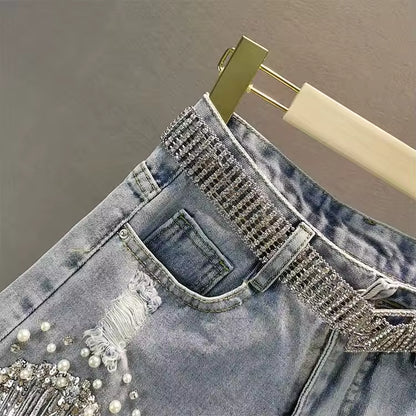 Cosmic Sparkle Jorts - Streetwear Boulevard