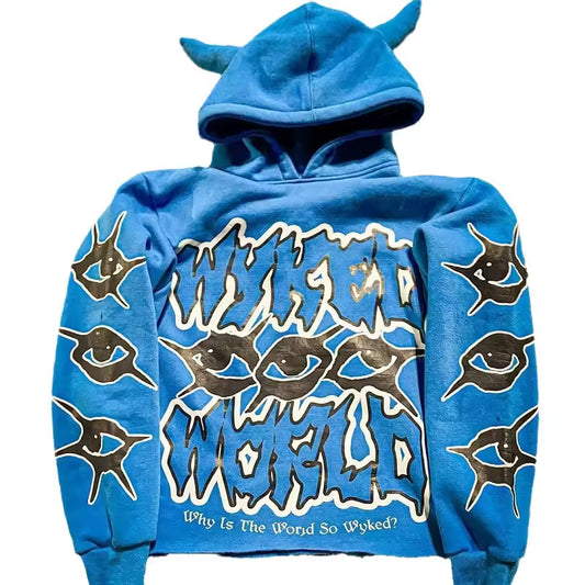 Wyked World Hoodie - Streetwear Boulevard