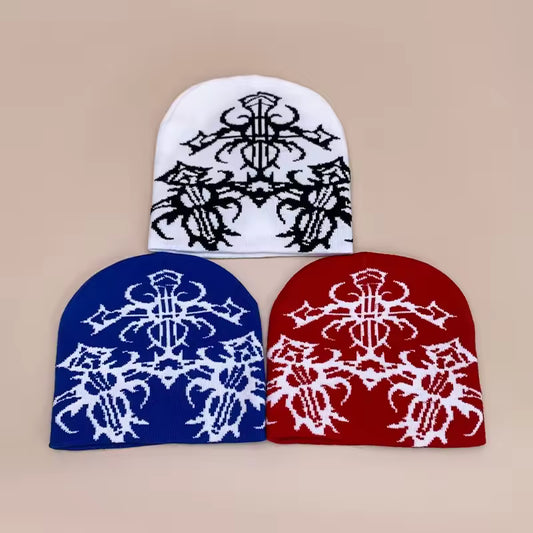 Baroque Cross Beanie